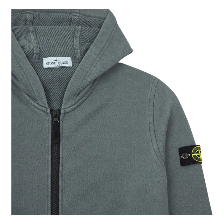 Stone Island Sweat Zippé | Bleu gris