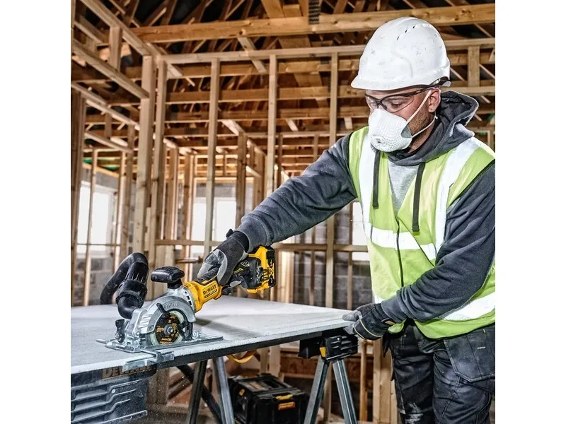 DeWALT DCS571P2, Træ, Gul, 11,5 cm, 4500 rpm, 4 cm, 102 dB