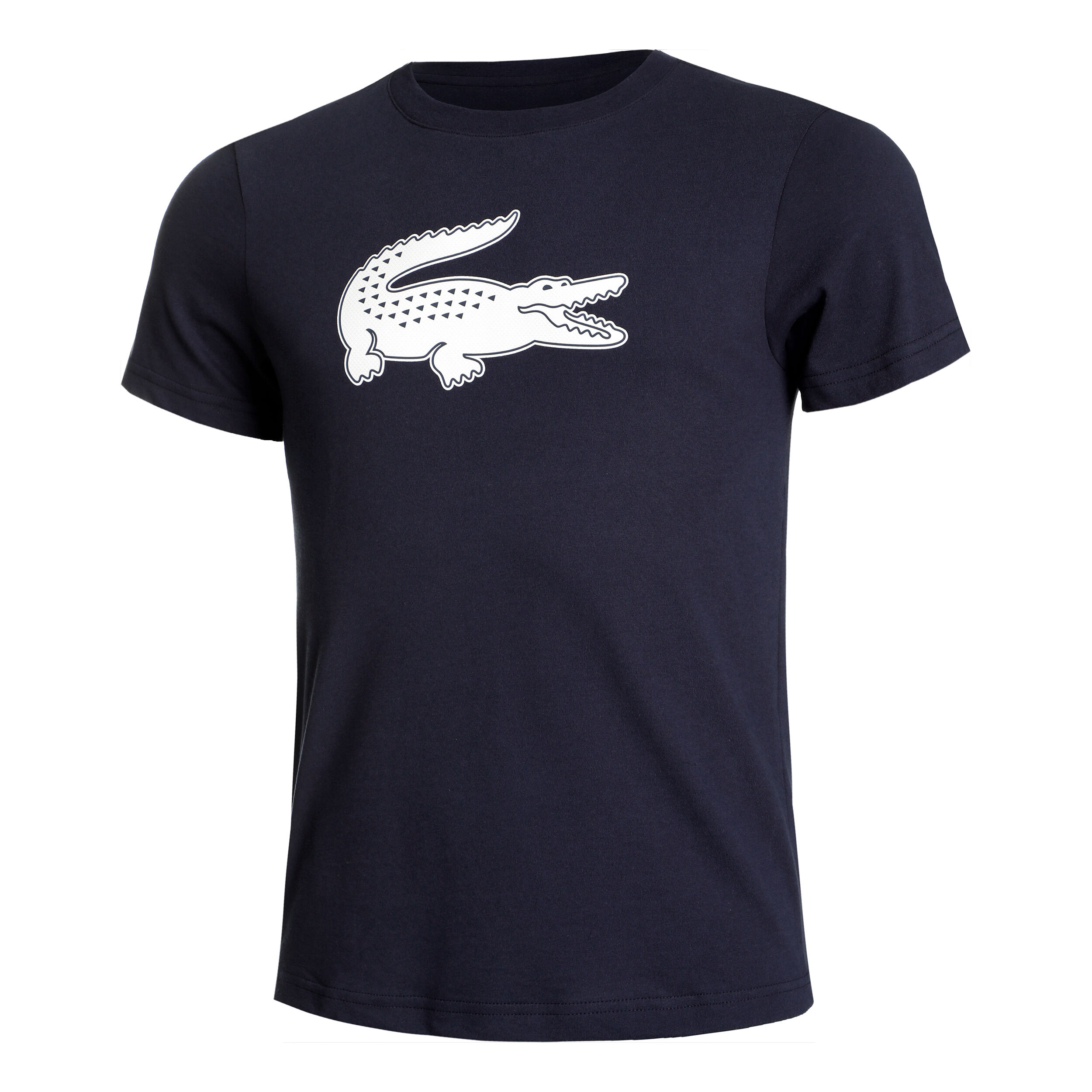 Lacoste T-shirt Hommes - Bleu Foncé , Blanc
