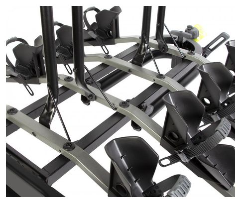 Porte-Vélos sur Boule d'Attelage Buzz Rack Buzzracer 4 - 7 Broches - 4 Vélos Noir