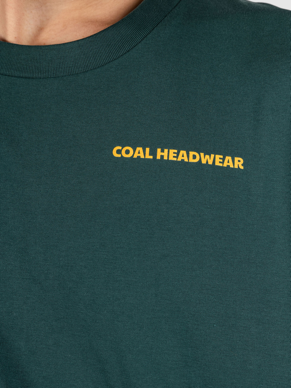 Coal Sunset Trees T-Shirt dark green