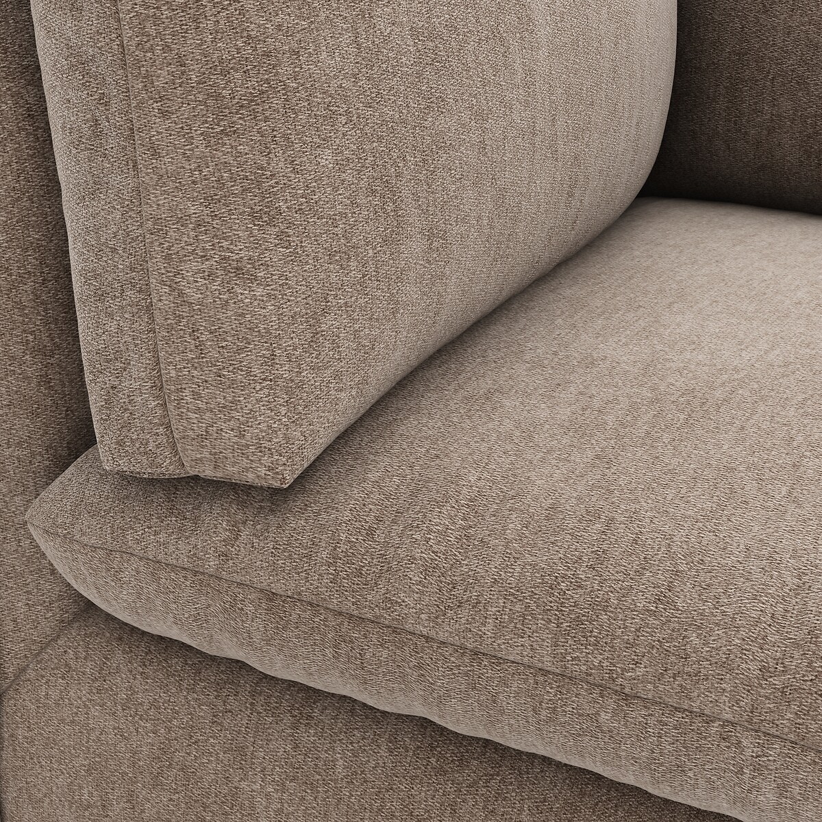 LA REDOUTE INTERIEURS<br>Poltrona XL em tecido misto Malo