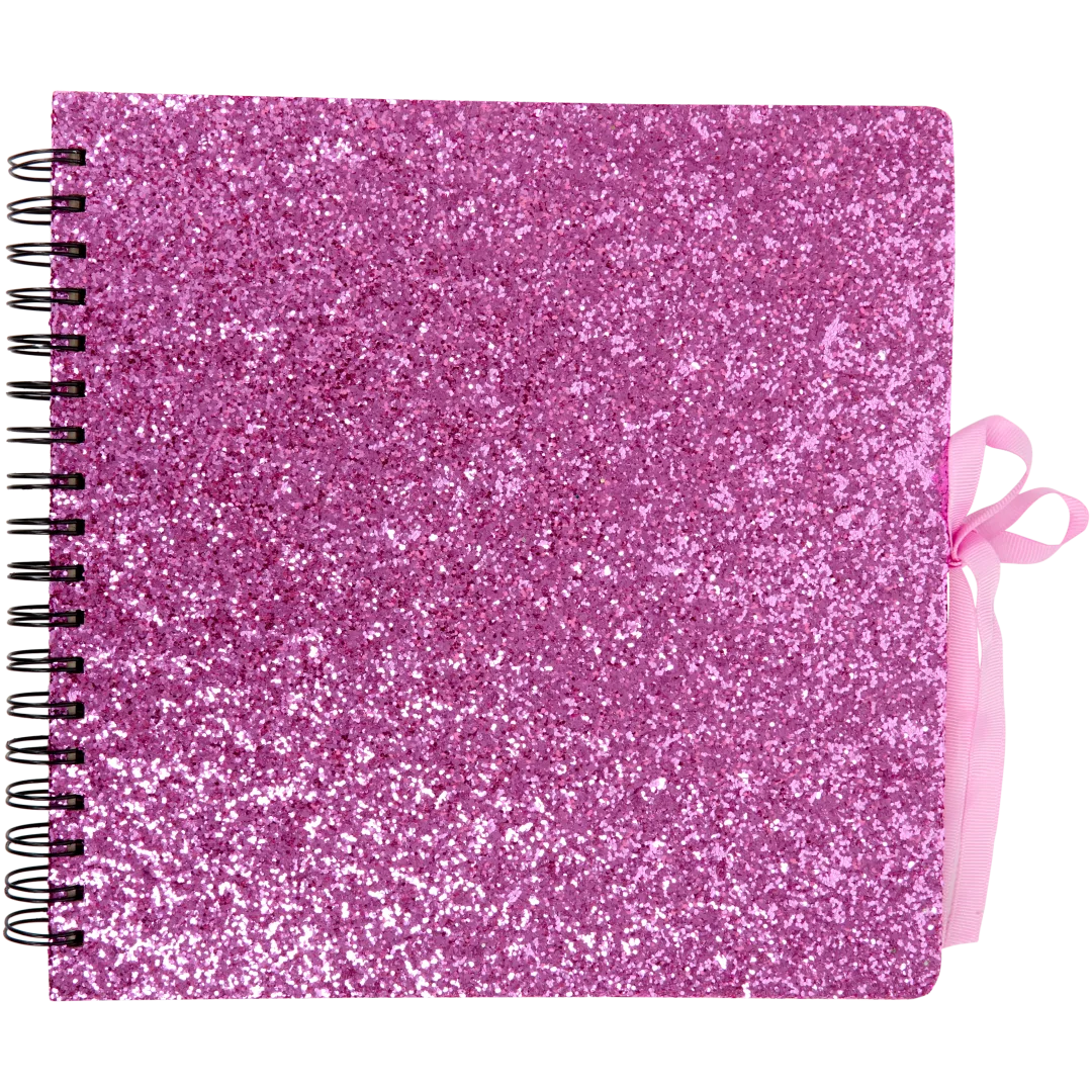 Livre de scrapbooking pailleté