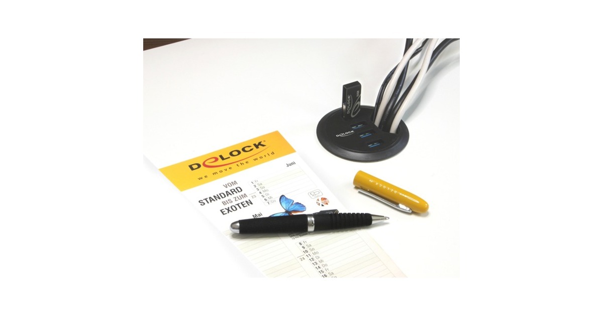 DeLOCKIn-Desk Hub 4 Port USB 3.0 usb-hub