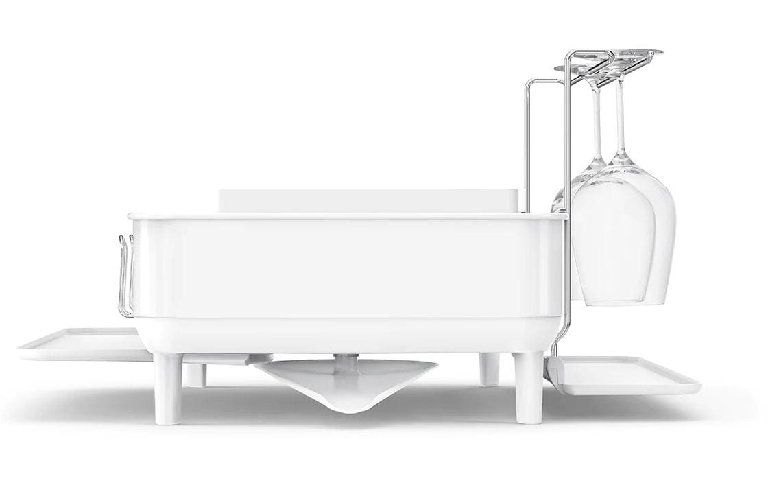 Abtropfgestell Weiss<br>Abtropfgestell mit schwenkbarem Auslauf