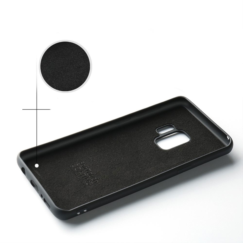Samsung Galaxy S9 Silikon Case Slim Hülle Kameraschutz - Schwarz