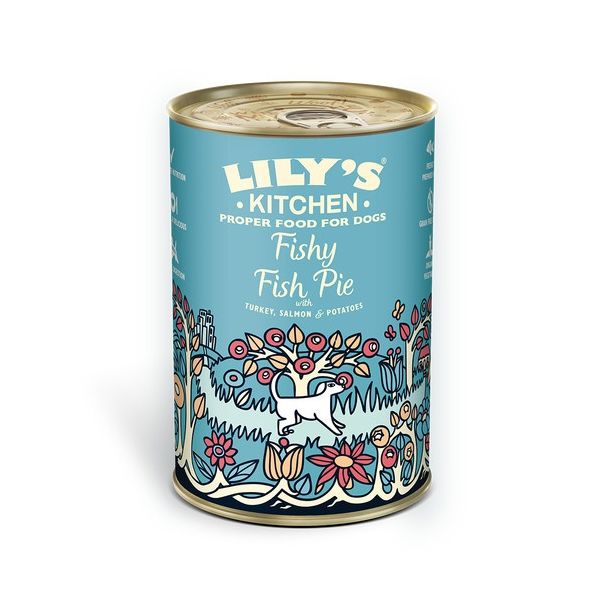 Ração Húmida Lily's Kitchen Fishy Fish Pie 400g