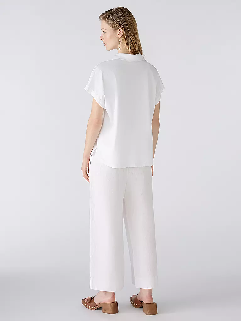 OUÍ Leinenbluse weiss