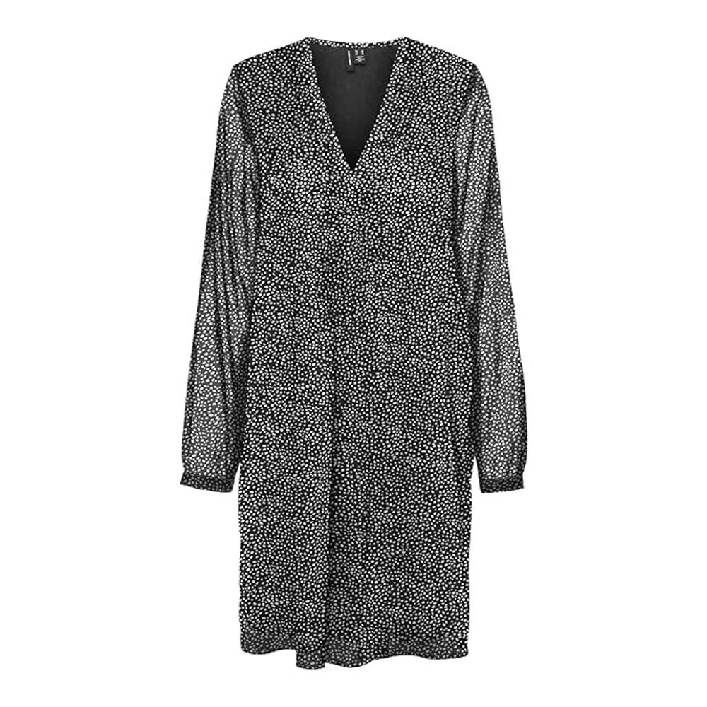 Vero Moda Robe Noire à Motifs Femme Vero Moda Holly