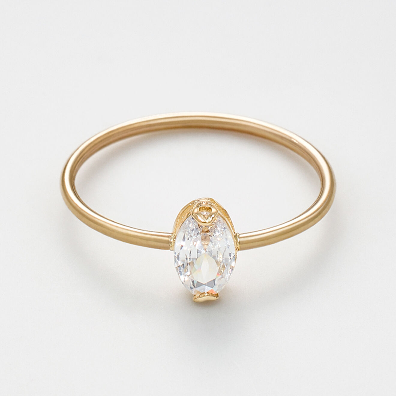 L'Or by Diamanta Bague Hailey or jaune