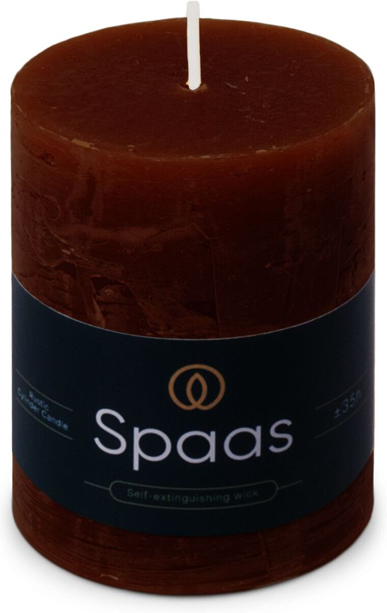 Spaas stompkaars Essential collection bordeaux 35 uur D 7 H 9,5 cm