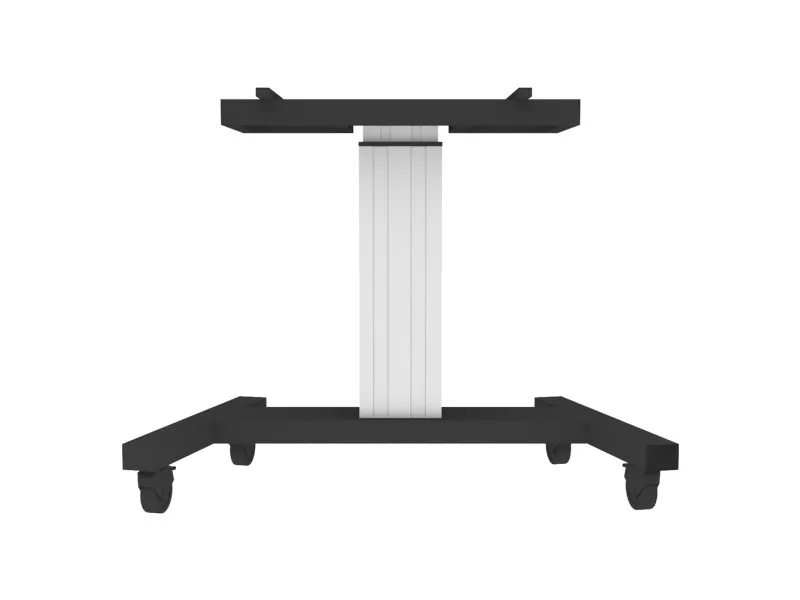 Neomounts PLASMA-M2500T - Vogn med hjul - motoriseret - for fladt panel/AV-udstyr - sølv, RAL 9006, hvid aluminium - skærmstørrelse: 42