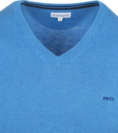 McGregor Trui V-Hals Sea Blauw MM251.1201.01-2012 kopen