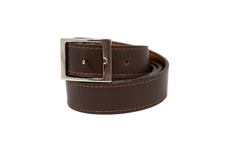 Belt square brown