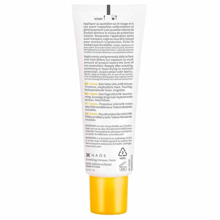 Bioderma Photoderm Creme SPF 50 + ungetönt für trockene, sonnenempfindliche Haut, 40 ml