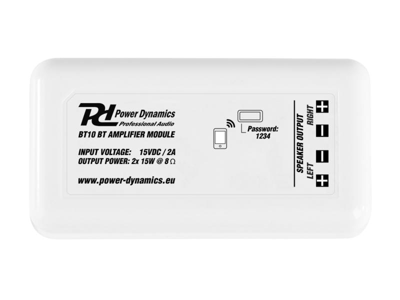 Power Dynamics Verstärker Pro BT10 Kompakter Bluetooth Verstärker