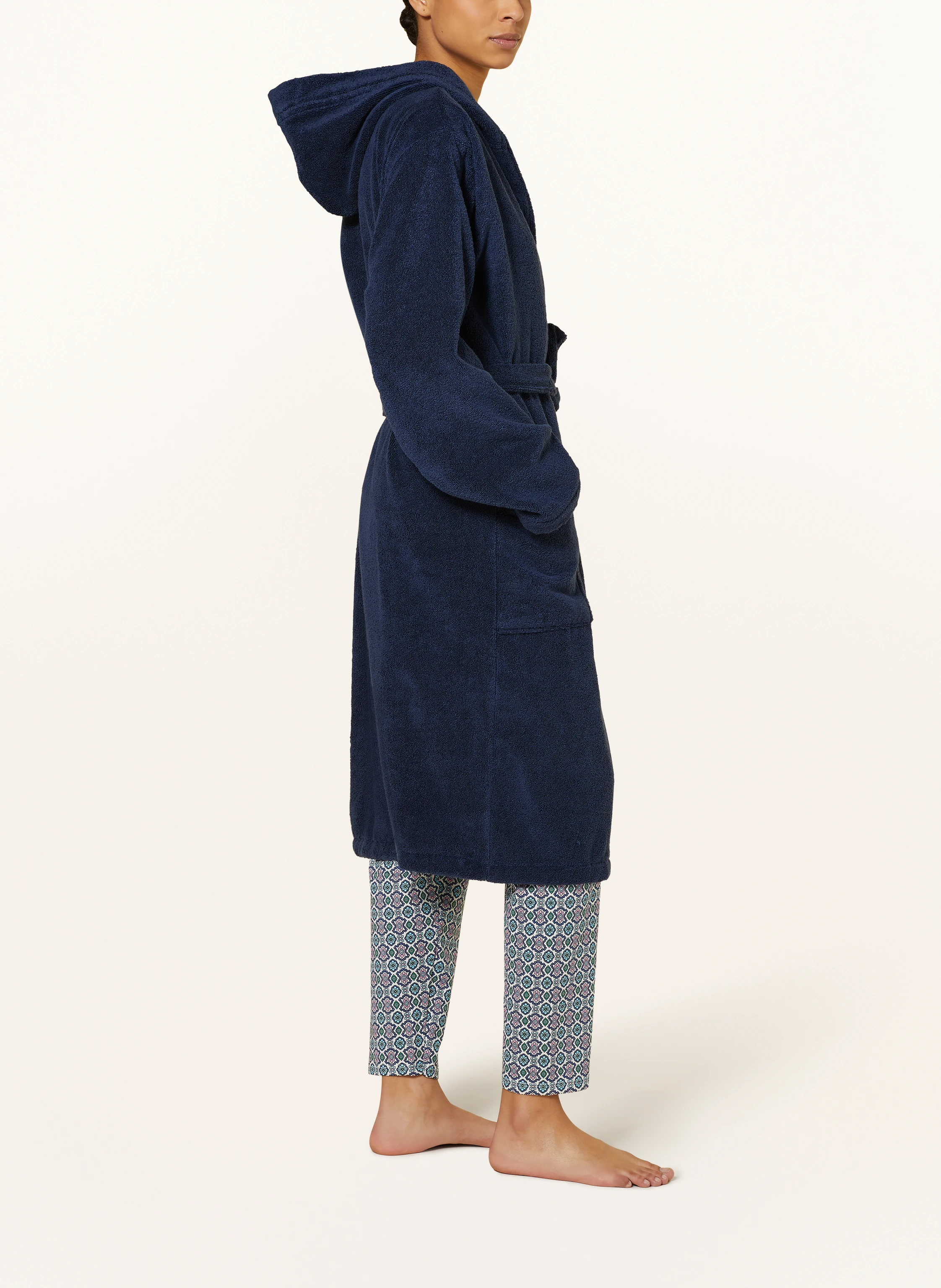SCHIESSER Damen-Bademantel ESSENTIALS mit Kapuze