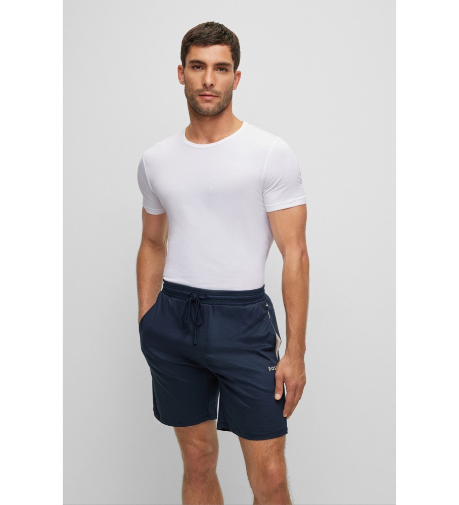 Camiseta BOSS RN 2P Modern 10243513 01 branca
