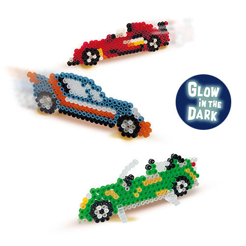 Ses creative strijkkralen glow in the dark auto's