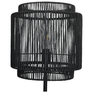 Vloerlamp James zwart 150cm x Ø35cm