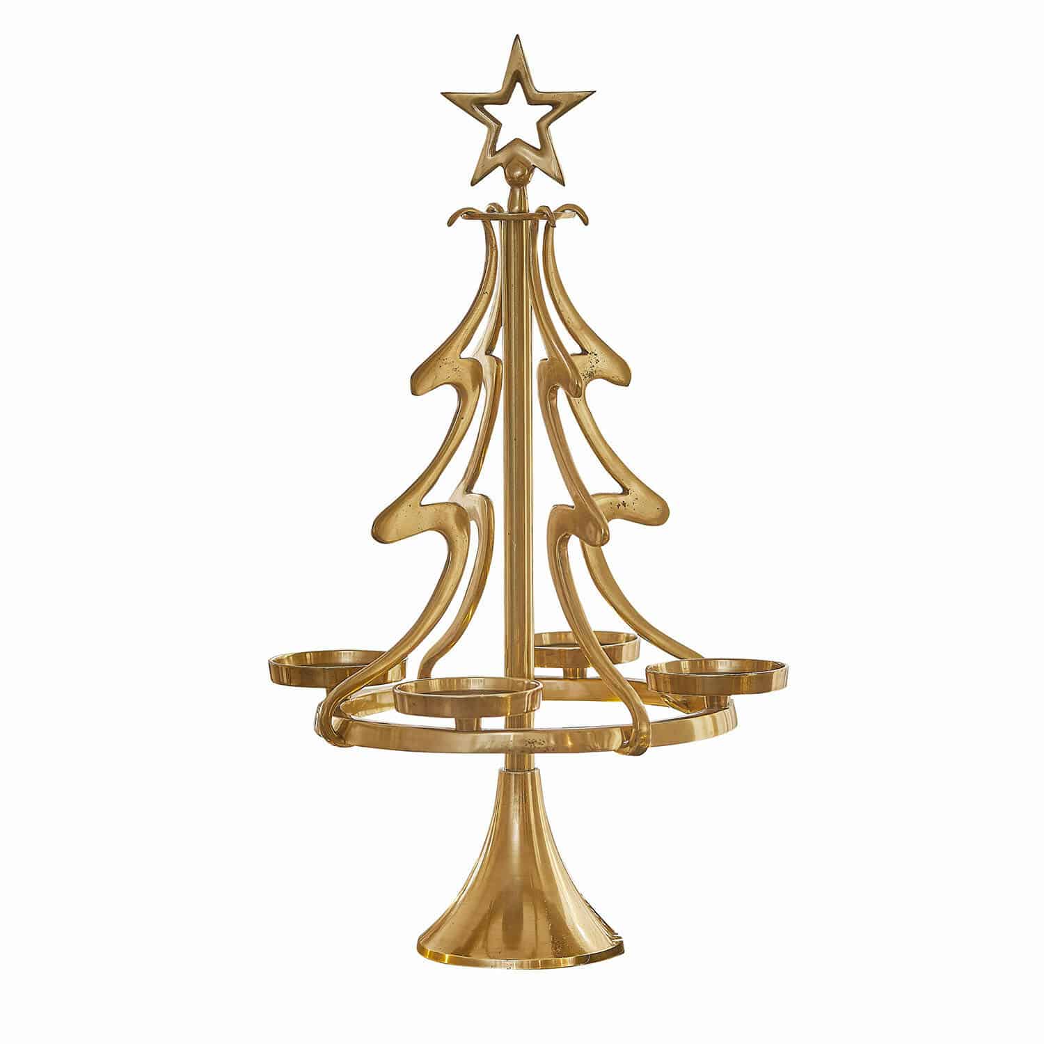 Adventskranzständer Gaetana gold