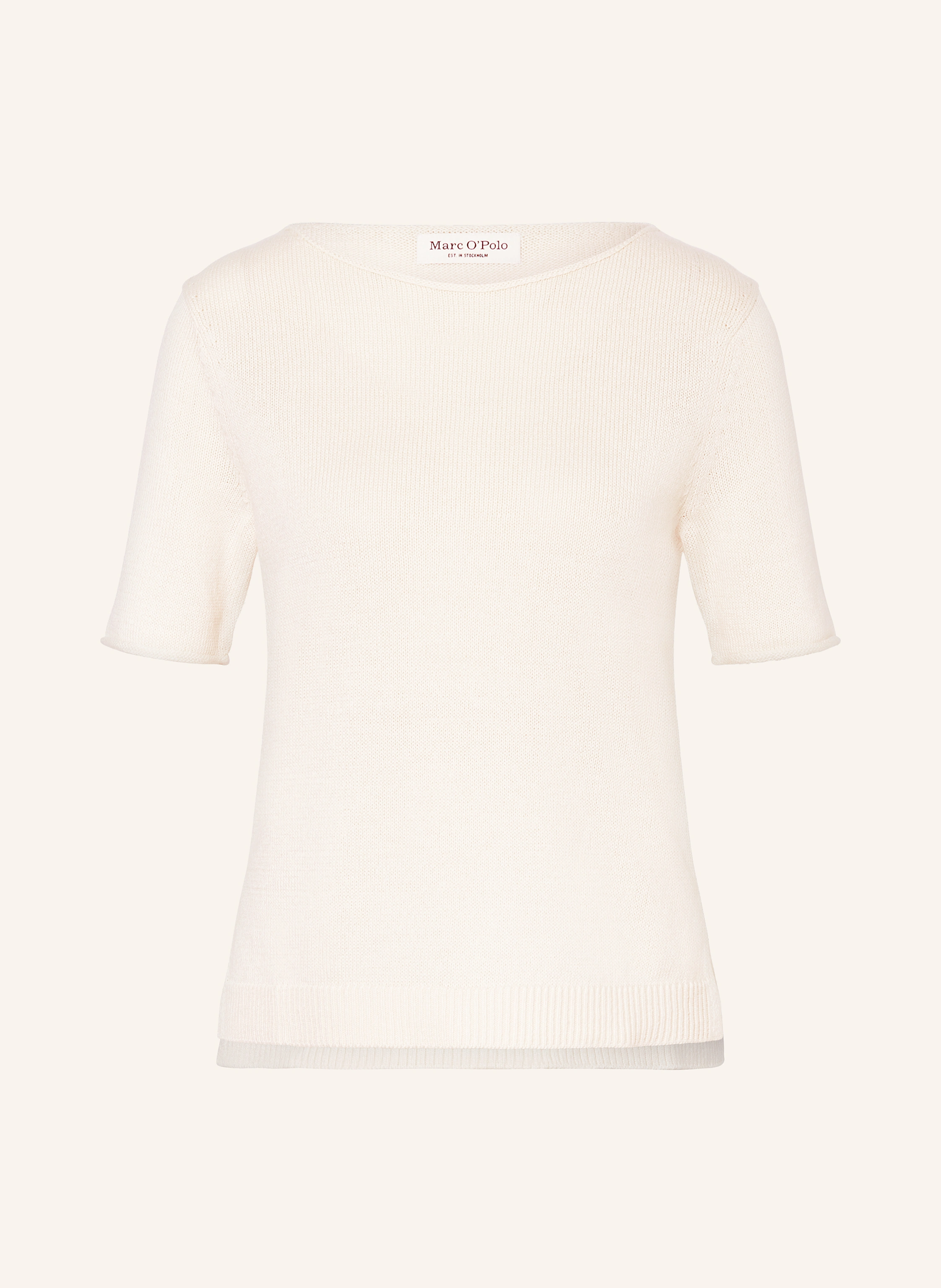 Marc O'Polo Strickshirt mit Leinen