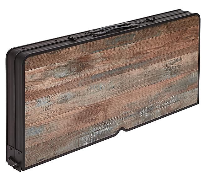 TRIGANO - TABLE VALISE + 2 BANCS INTEGRES