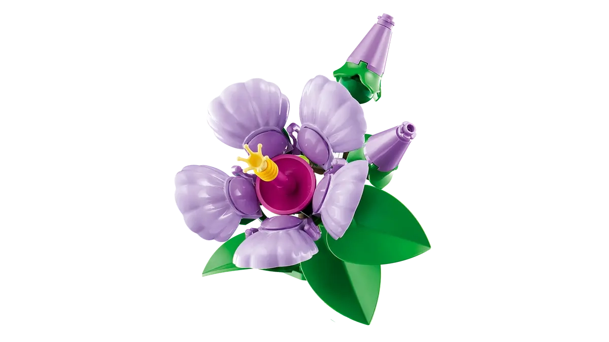 (660-tlg. Set) Botanicals Klemmbausteine Deko Blumen Bausatz für Erwachsene (10372) - Hibiskus