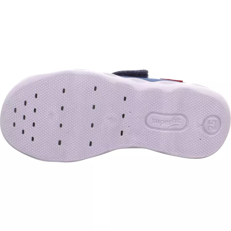 superfit Hausschuh Bubble blau (mittel)