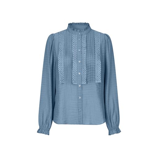 Lollys Laundry Ariel Skjorte, Dusty Blue, L