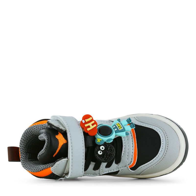 Shoesme Water-Proof grijze sneaker Microfiber leer | Sale
