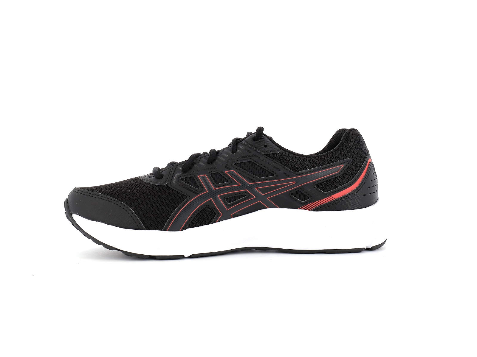 Asics-1011B034 Matières combinées Noir Rouge