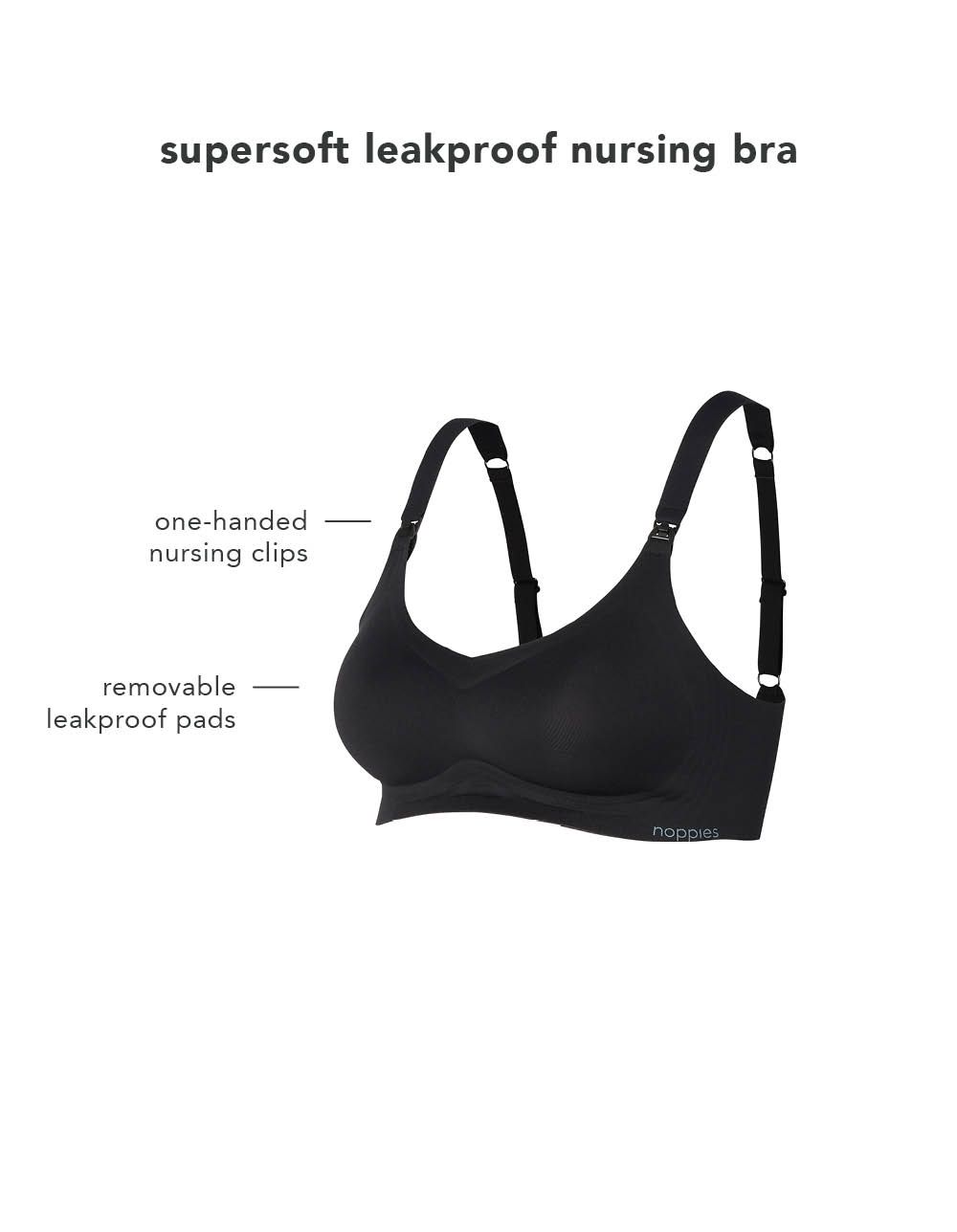 Noppies Maternity Voorgevormde voedingsbh Zia leakproof - Black