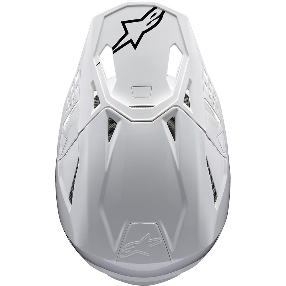 Alpinestars - Casque Supertech S-M10 Solid Blanc brillant