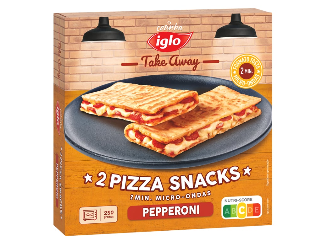 PIZZA SNACKS IGLO PEPPERONI 2UN 250G