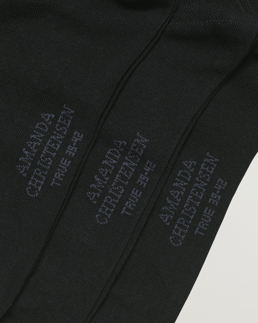 6-Pack True Cotton Socks Black