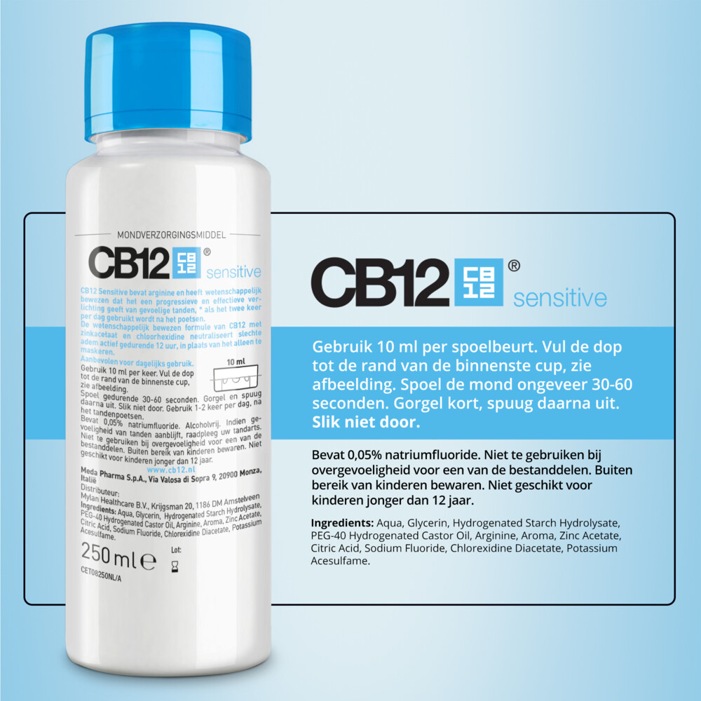 CB12 Mondwater Sensitive250 ml
