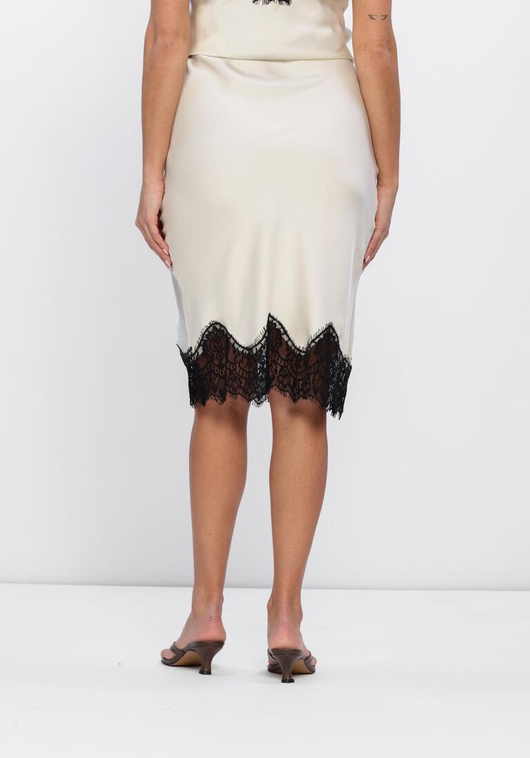 beige haute l'amitié rokken naomi lingerie pencil skirt
