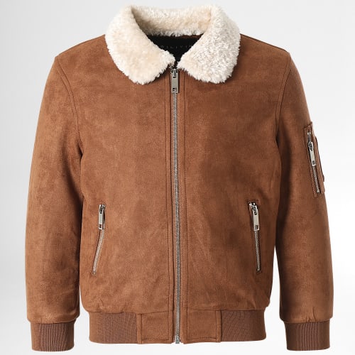 Veste Bomber Col Mouton Enfant QQ673 Camel