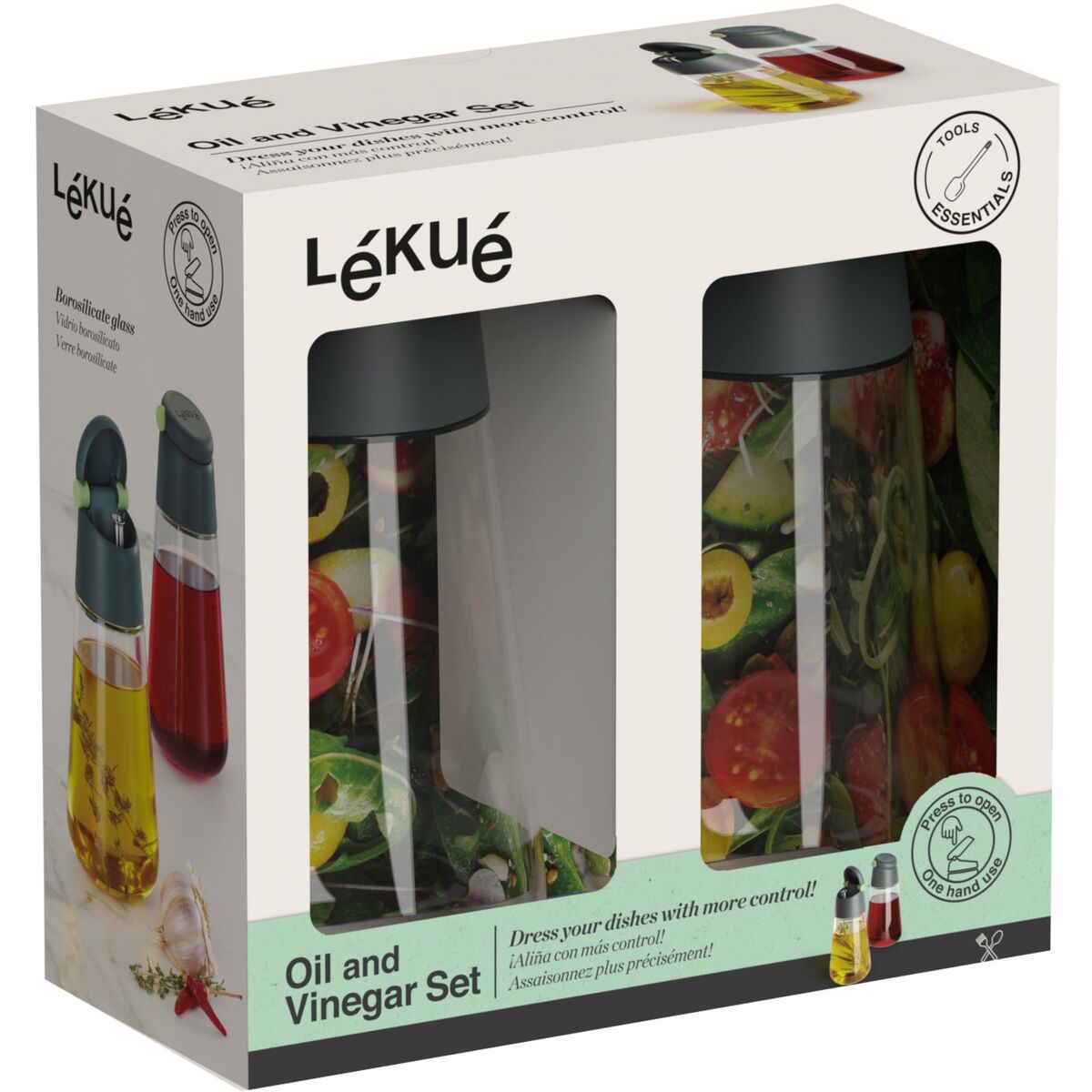 Oljeflaske med tut 400 ml, 2 stk.