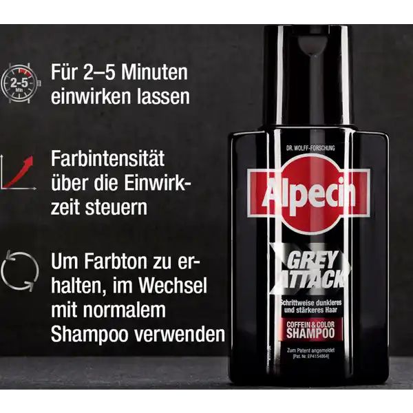 Grey Attack Coffein & Color Shampoo