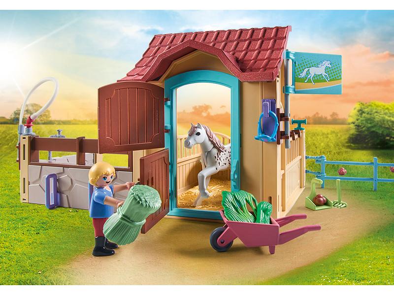 Playmobil Horses of Waterfall Reitstall 71494 Detailreiches Pferde-Spielset