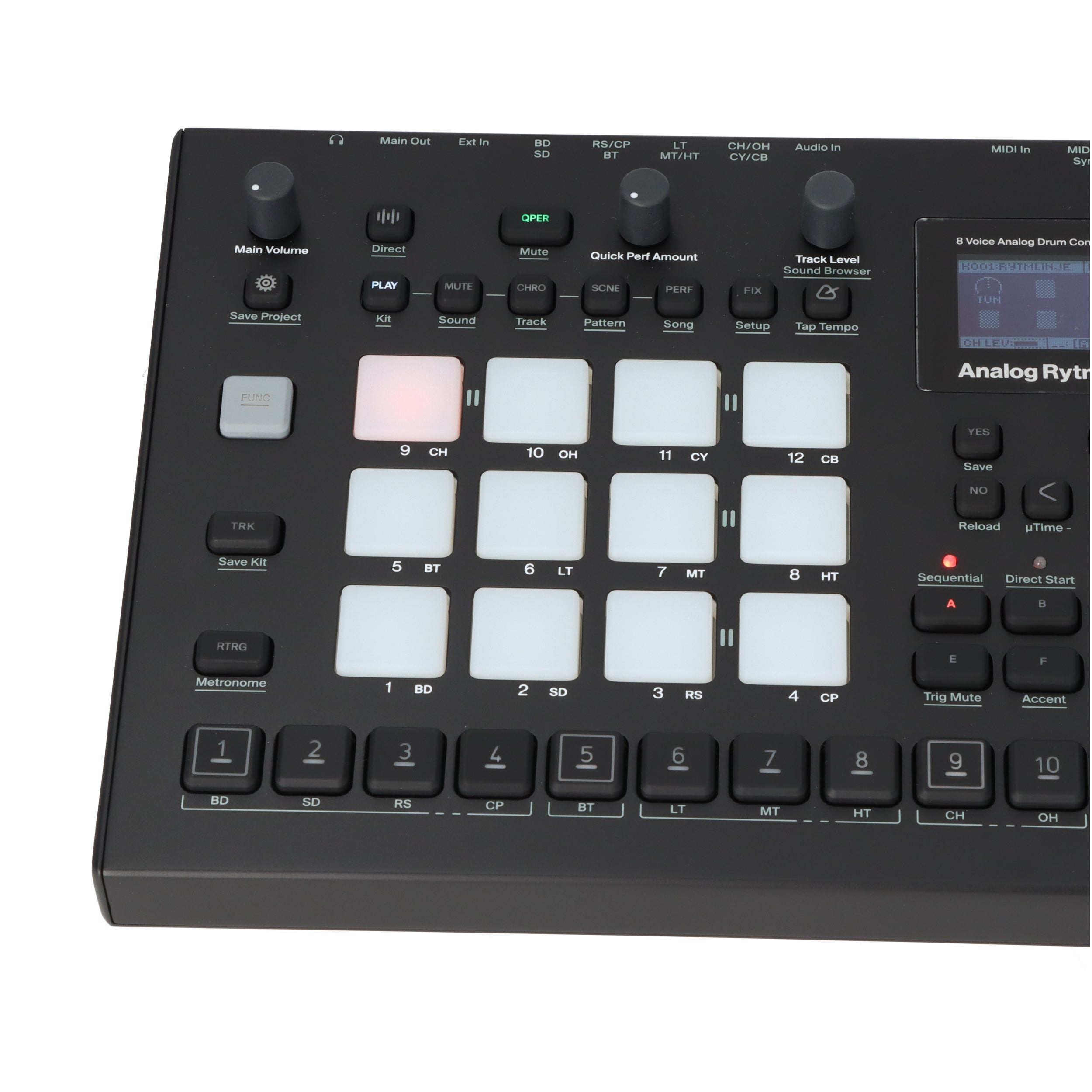 Elektron Analog Rytm MKII Black drumcomputer