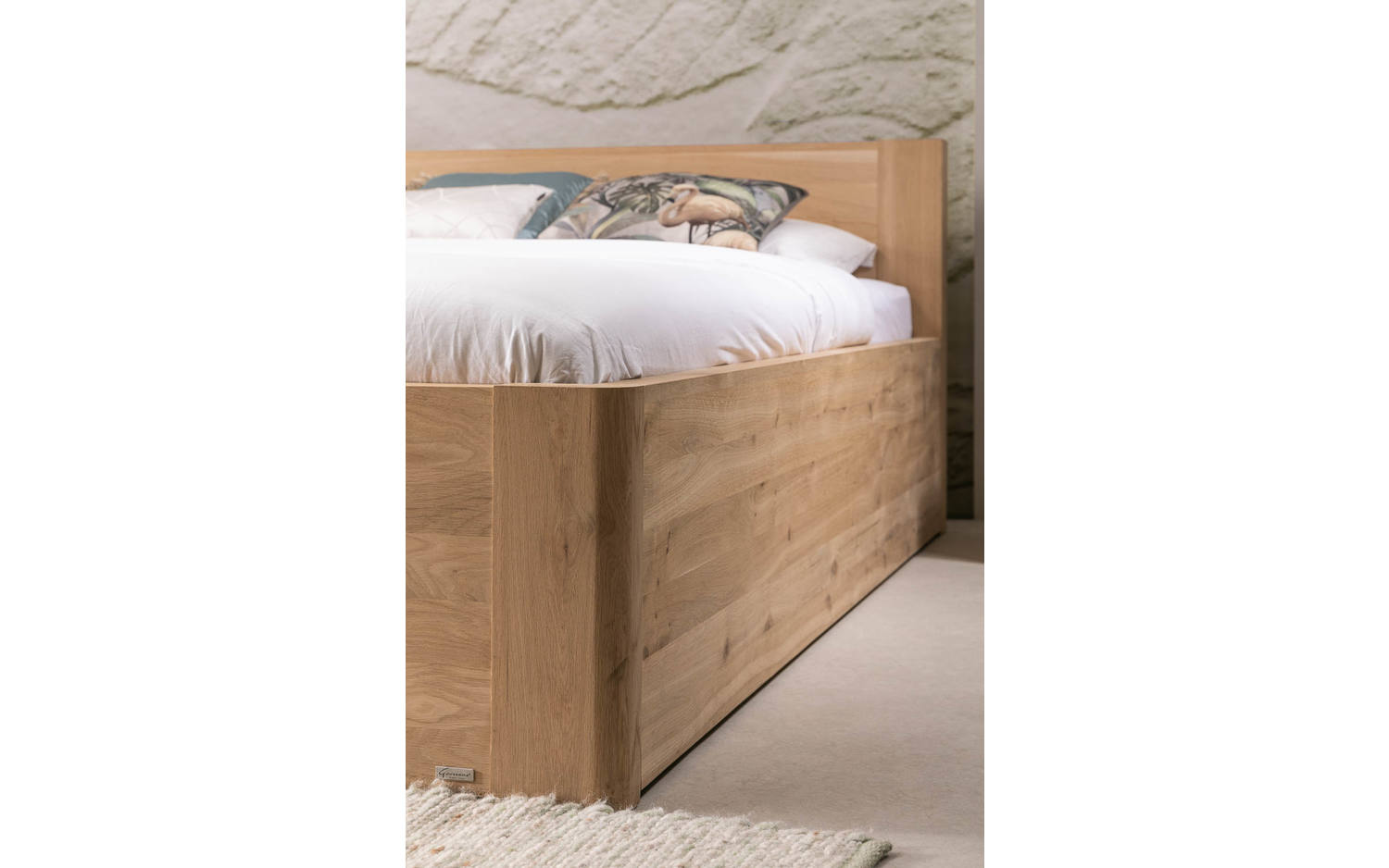 Goossens Bedframe Bibi - 160 x 200 - Eiken naturel - Hout