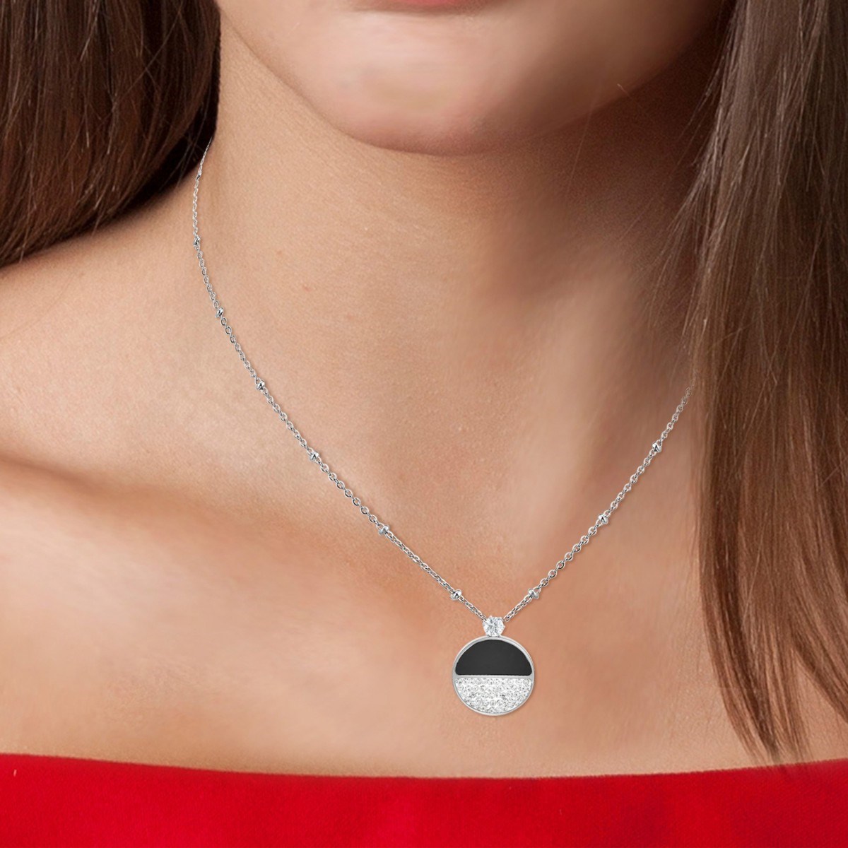 Collier SC Crystal orné de Cristaux scintillants