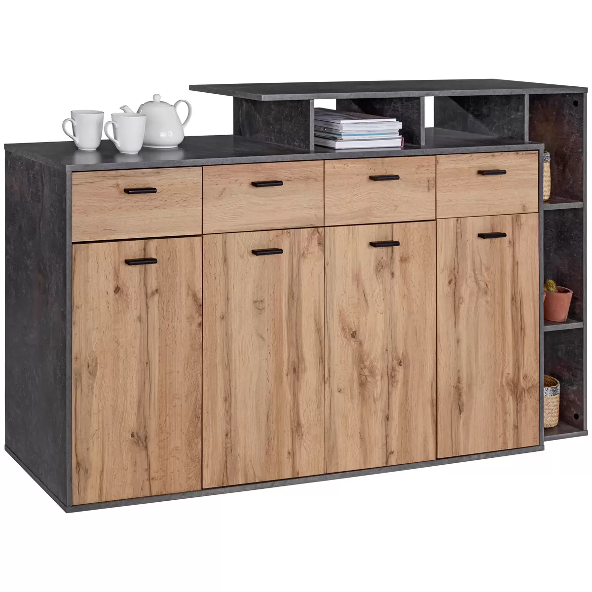 Kommode Tom 4 Betonoptik