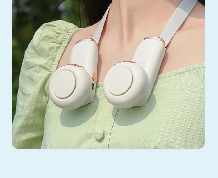 HOMTEC - USB oplaadbare draagbare nekventilator