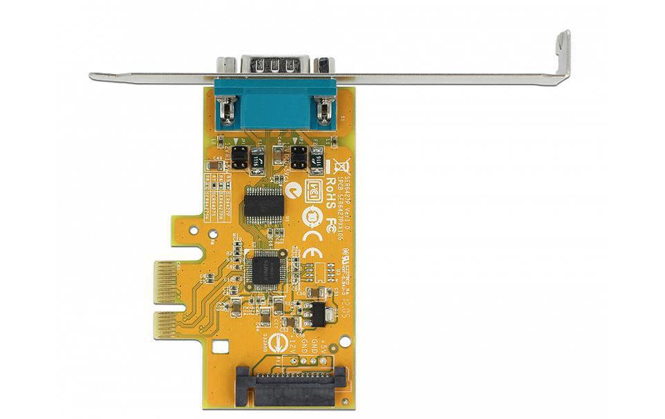 PCI-Express-Karte 90293 1x Serial / RS-232PCIe-Schnittstellenkarte mit einem Serial-Port, ESD-Schutz und Spannungsversorgung