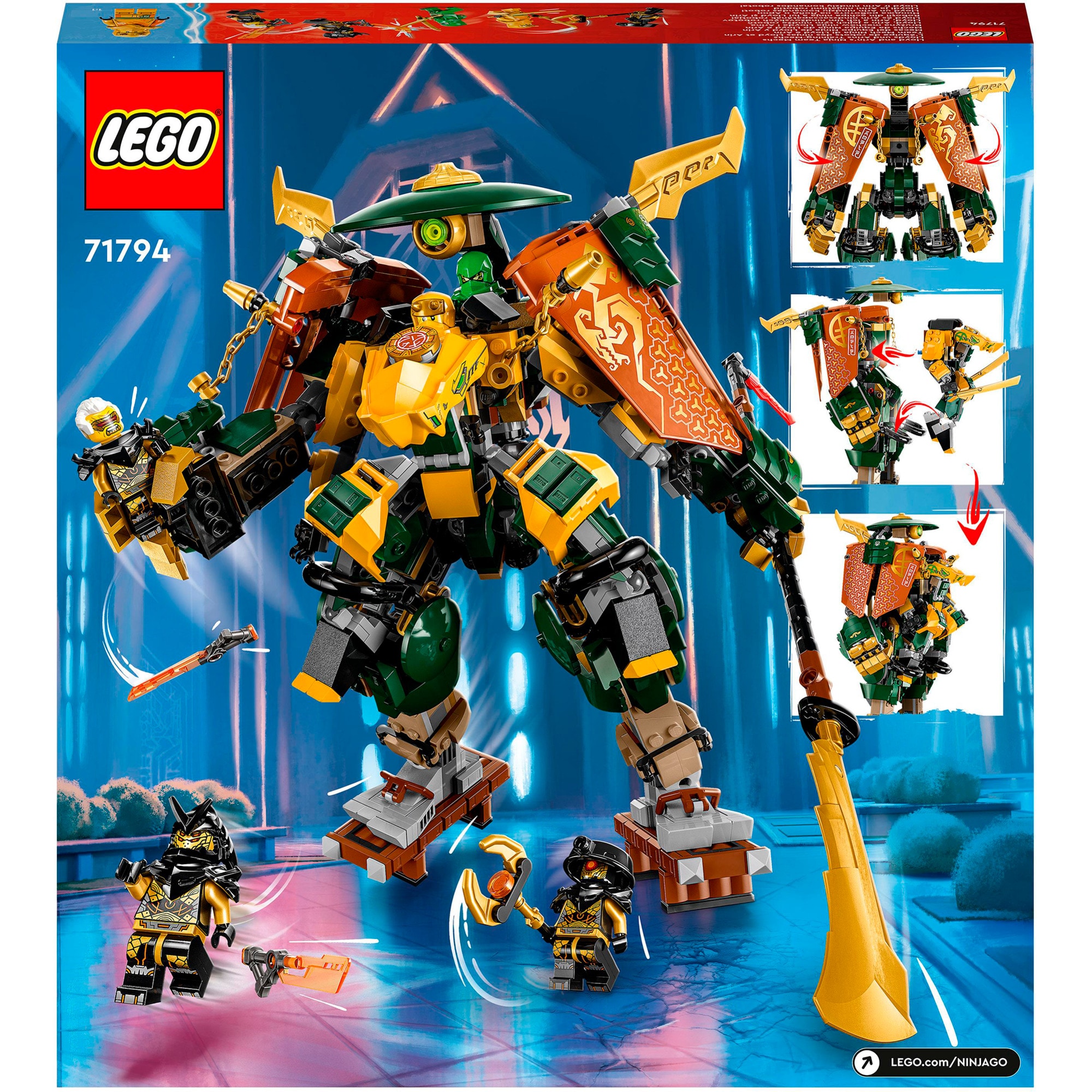 LEGO Konstruktionsspielzeug Ninjago Lloyds und Arins Training-Mechs