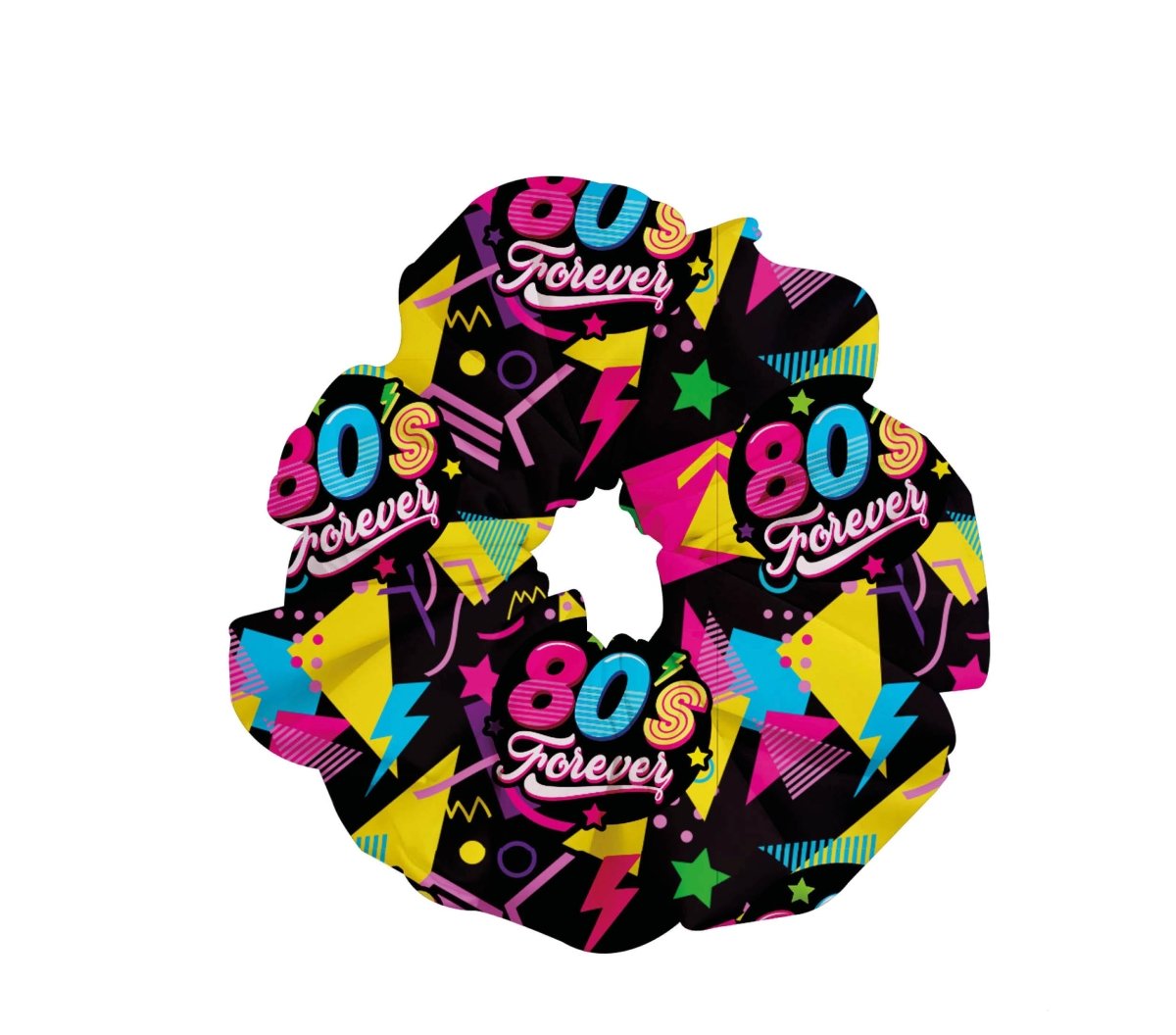 Neon 80S Scrunchie